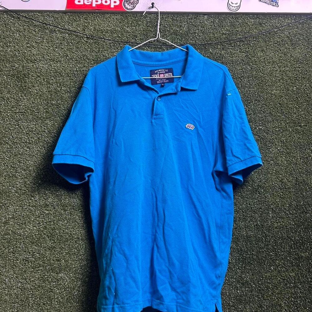Ecko-unltd Men's Blue Polo-shirts